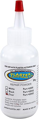 Miniatura 6 de RecPro Kit de reparación de plástico RV para faldones de guardabarros, bañeras, salpicaderos, tanques de ABS y más (transparente)