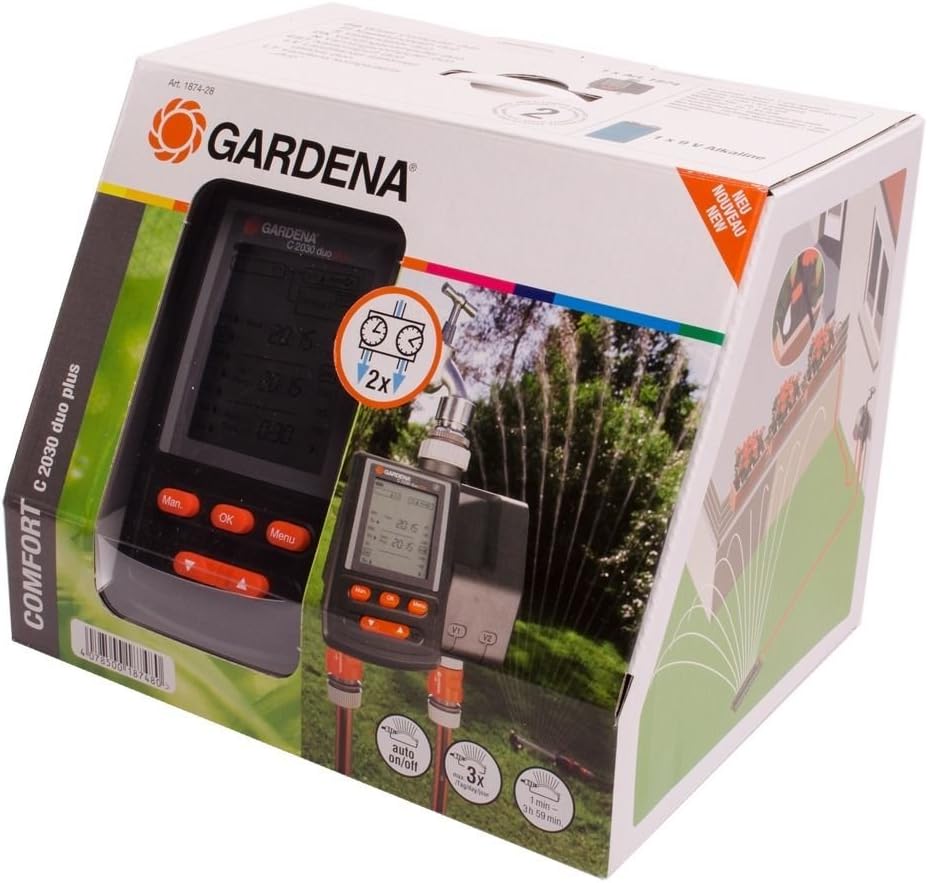 Gardena Irrigation System/Computer Digital Timer C 2030 Duo Plus 1874-29 New