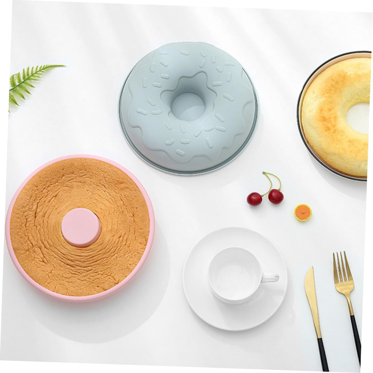 Ciieeo 3stücke Silikon Donut Form Kreatives Backwerkzeug Für Donuts Antihaftbeschichtet Für Kuchen Snacks Und Festlichkeiten