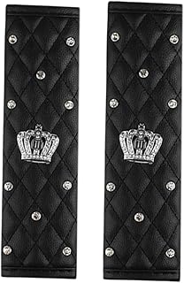 MUSISALY 2 Peças De Ombreiras Para Cinto De Segurança Capa De Cinto De Segurança De Carro Para Capa De Cinto De Strass Capa De Cinto De Segurança Capa De Cinto Protetor De Pescoço Protetor