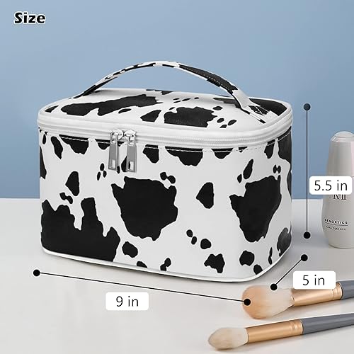 Miniatura 9 de IMCUZUR Bolsa de maquillaje organizadora de viaje para mujer, bolsa de cosméticos resistente al agua para niñas, bolsa de maquillaje de viaje para