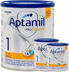 3 Latas- Profutura 1- Fórmula infantil em pó 400 gr - 0 a 6 meses