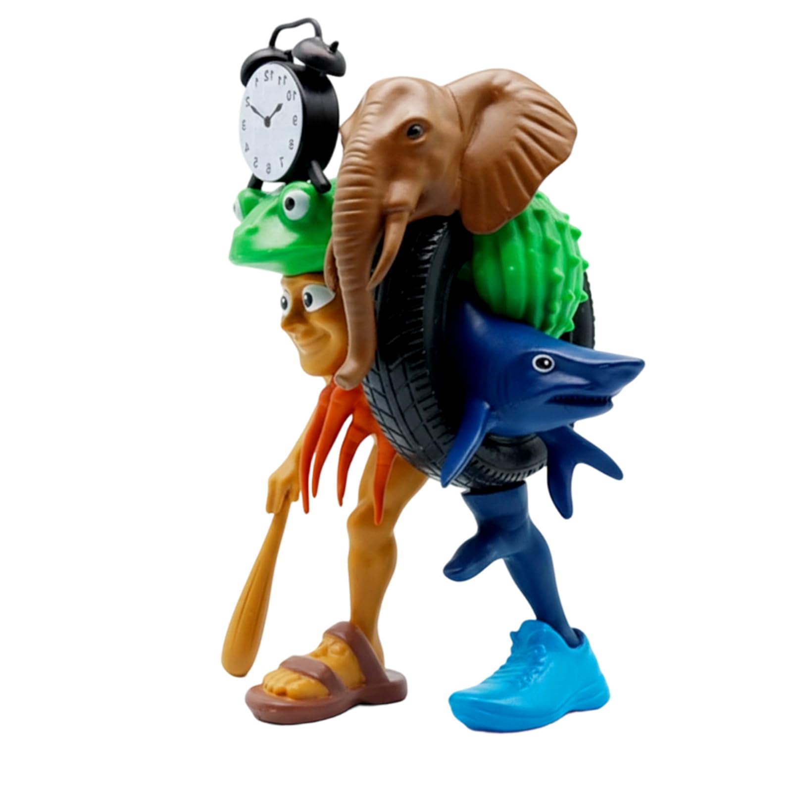 PXDUCN Brainrot Toys, Italian Brainrot, for Desktop Decoration Creative Assembly Play and Themed Gift Giving