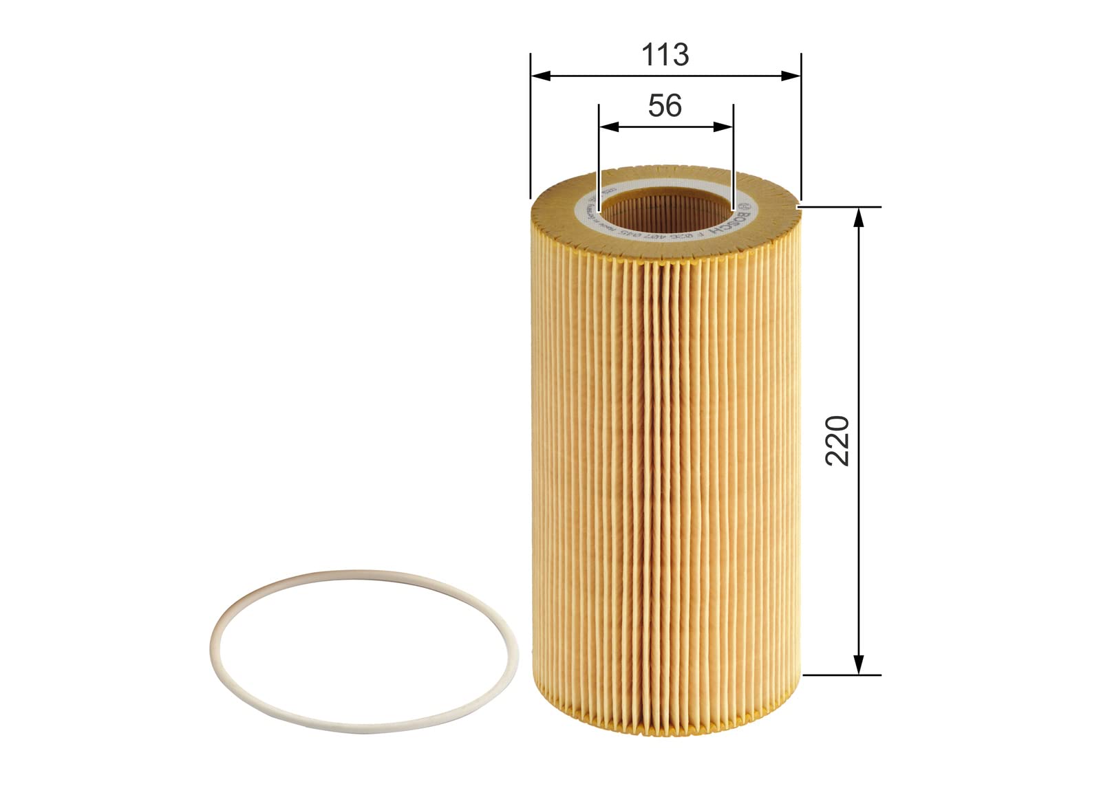Bosch Filtro Olio per Auto P7045 - Protegge l'olio motore da fuliggine e da particelle metalliche - Offre una lubrificazione efficace del motore
