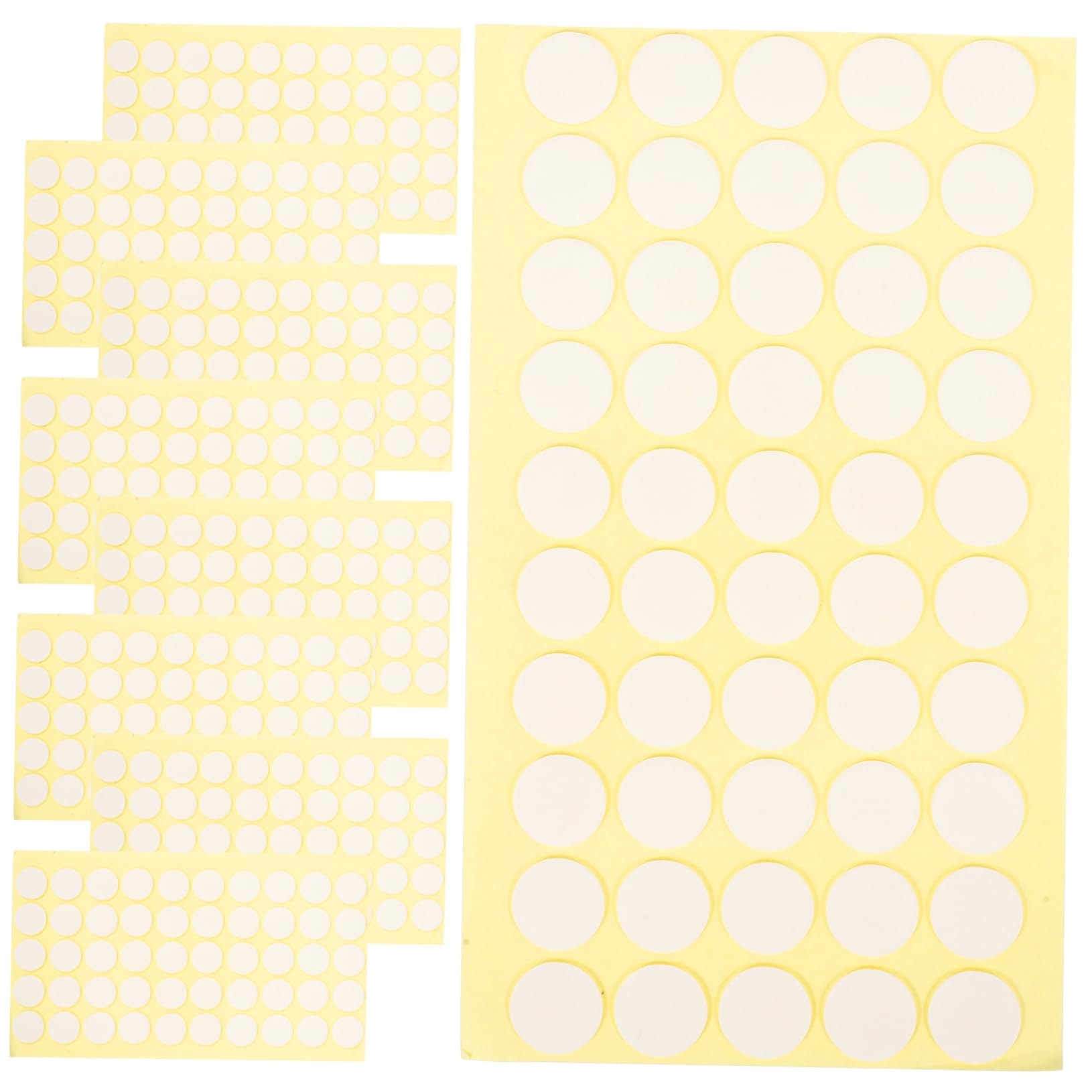 NUOBESTY 1500 Piezas Pegamento De Puntos De Doble Cara Nano Cinta Etiqueta Cinta De Doble Cara Gel Gancho Globos Pegatinas Puntos Adhesivos Removibles Puntos Claros Conectar Póster Acrílico