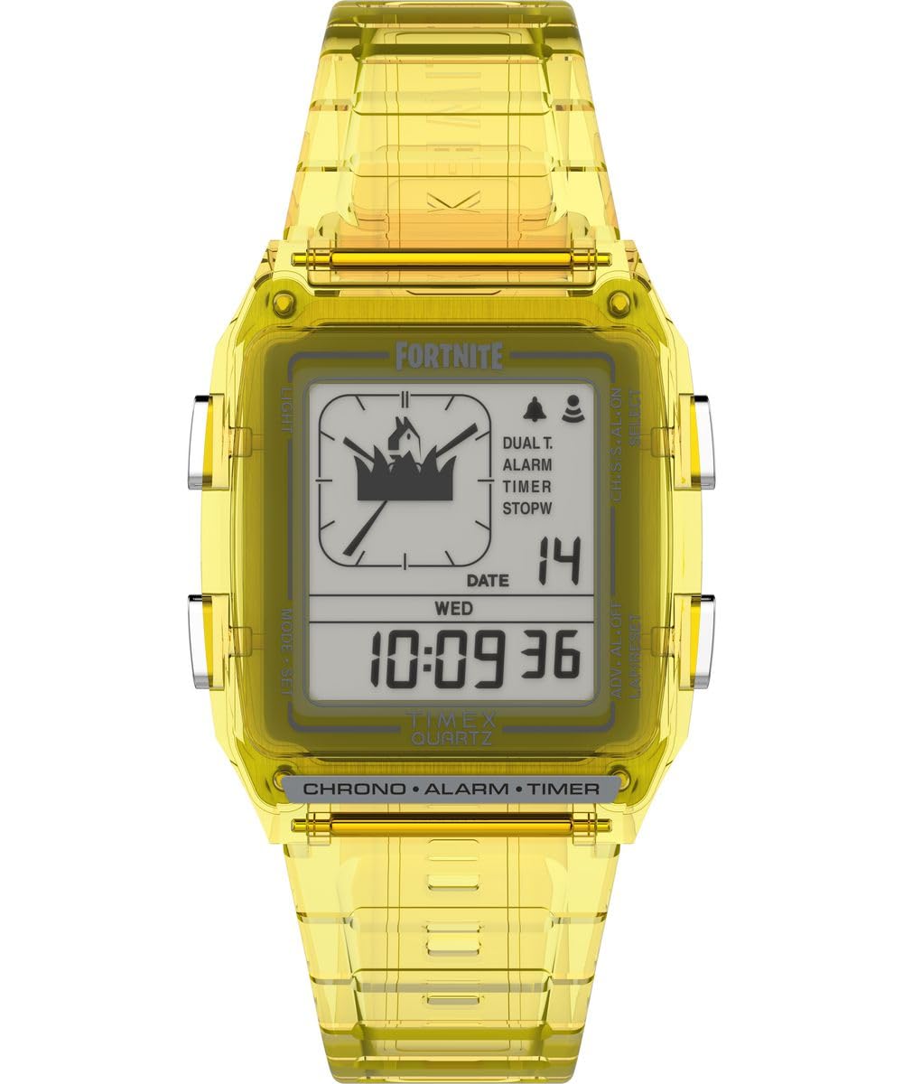 Timex  Yellow Lab Collab Quartz Analogue Watch in Size XL Boys, Sports Direct