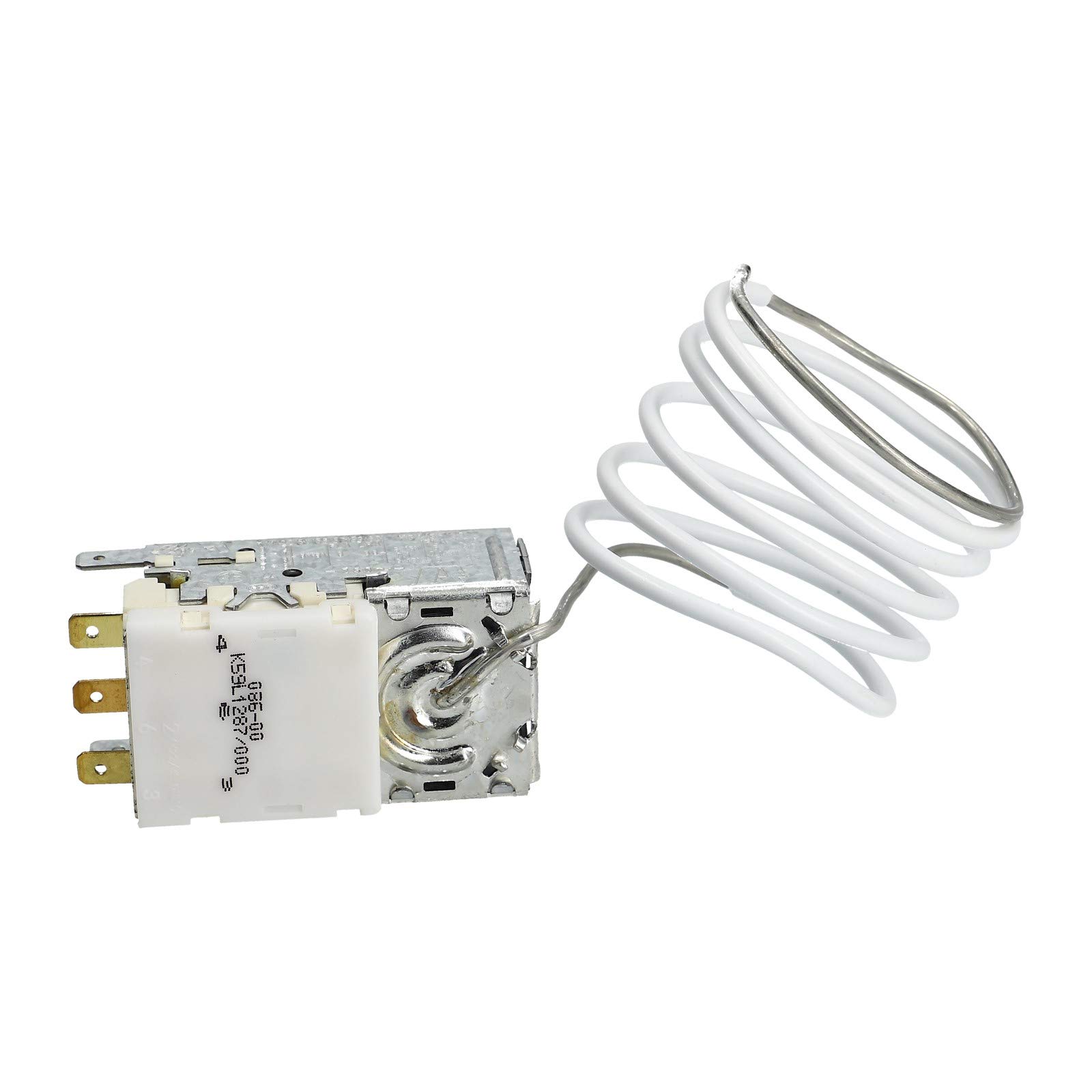 Kühlschrank Thermostat kompatibel mit Ranco K59-L1287 Liebherr 6151086 AEG 50267507007 899671069599/1 900 mm Kapillarrohr für Kühl-Gefrierkombination - LUTH Premium Profi Parts