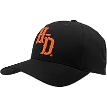 Men's Embroidered Initial H-D Stretch Fit Baseball Cap, Black