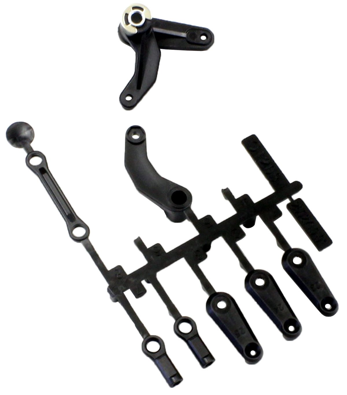 Sauve servo pour Optima noir protège la direction contre les chocs sur piste