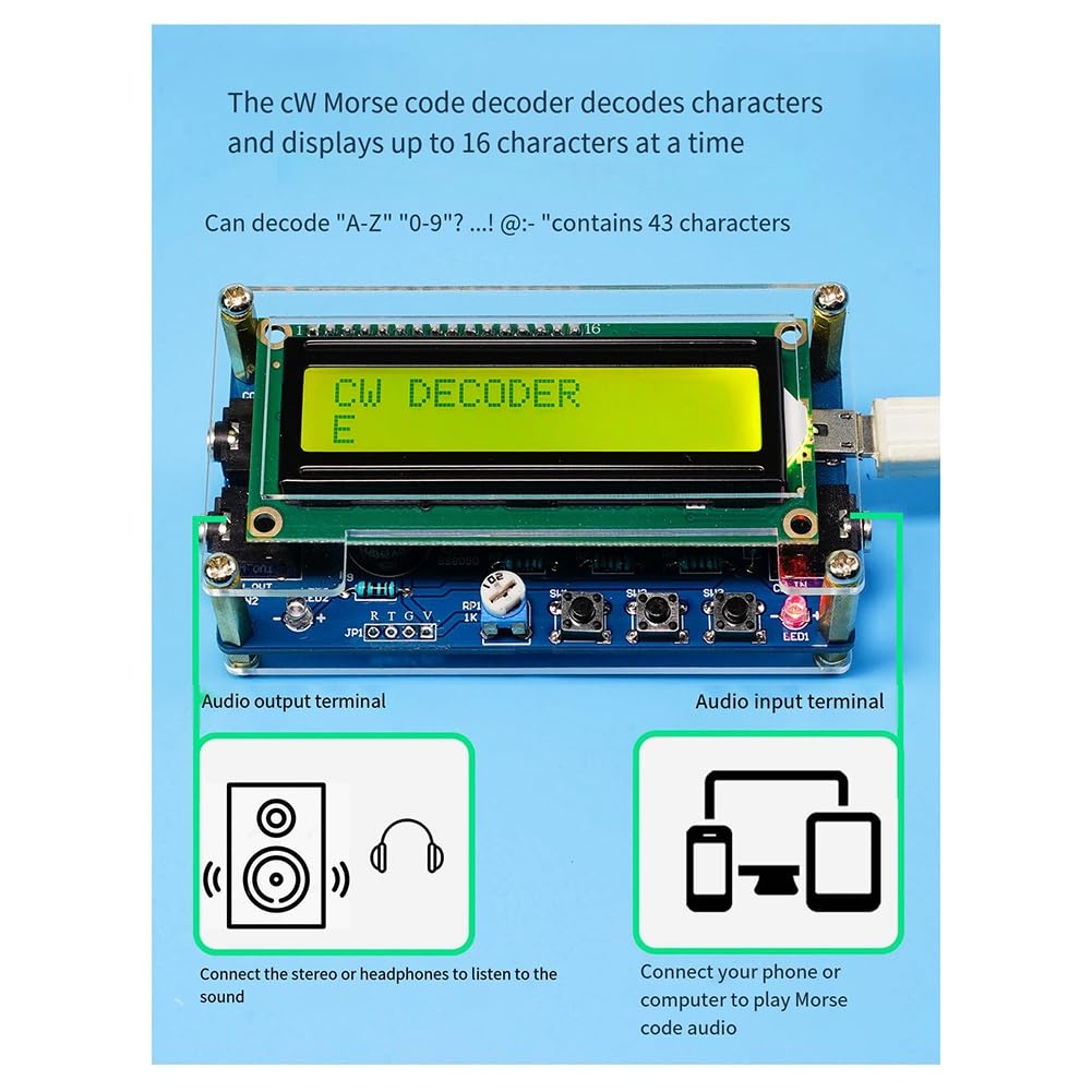 Amazon | Bannik 新しくアップグレードされた -069B CW モールス信号