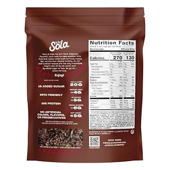 SOLA Double Chocolate Granola, 11 Ounce