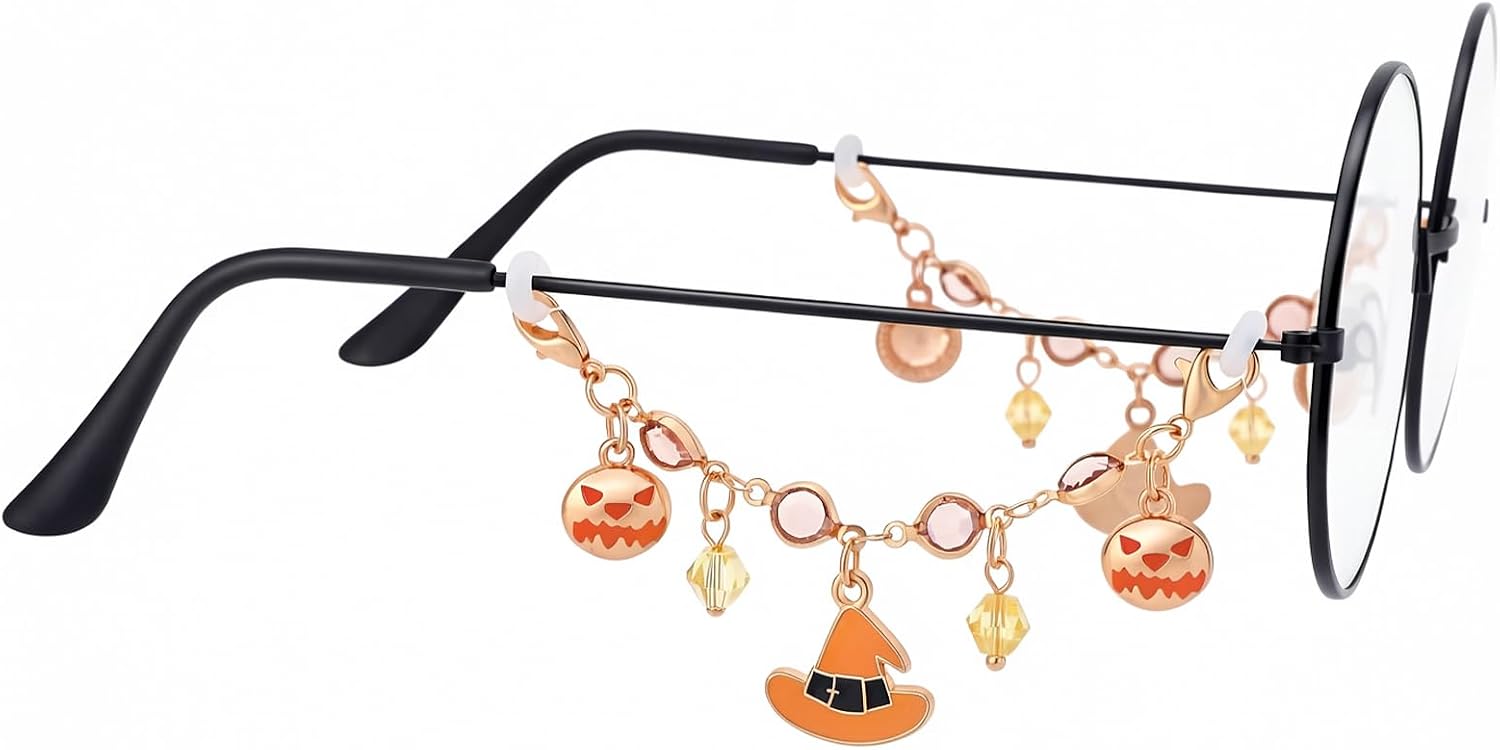 2Pcs Stylish Charms for Sunglasses, Cute Eyeglasses Chain for Women