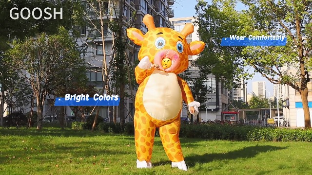 スーツ giraffen Amazon.com: GOOSH Inflatable Giraffe Costume Adult Animal Funny