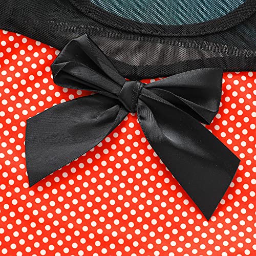 Girls Baby Polka Dot Printed Two Piece Swimsuit Bikini Kids Bowknot Swimwear Outfits Girls Color Block Swimsuit4