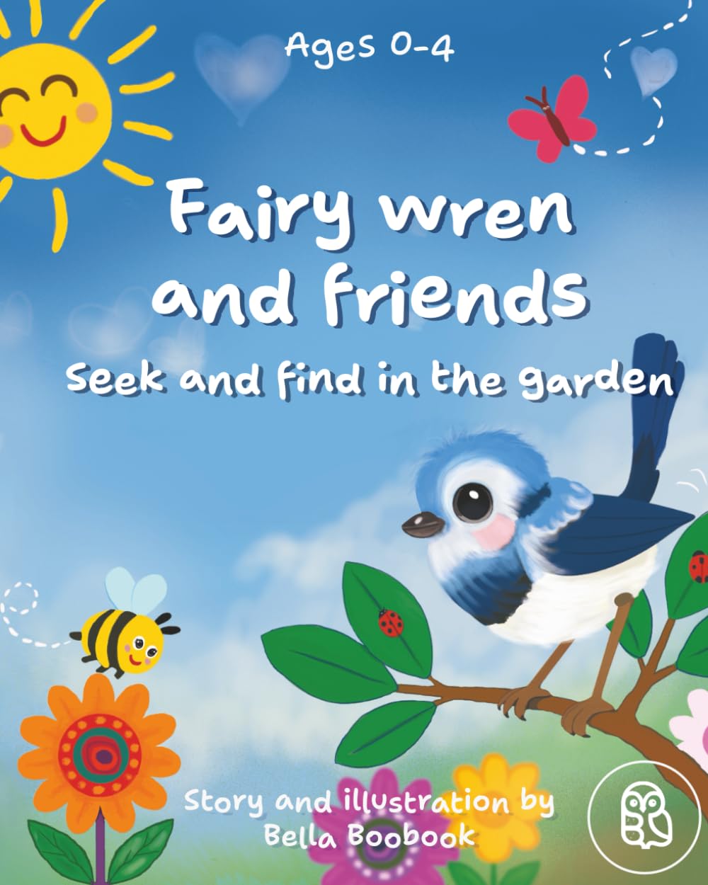Fairy wren and friends: Seek and find in the garden