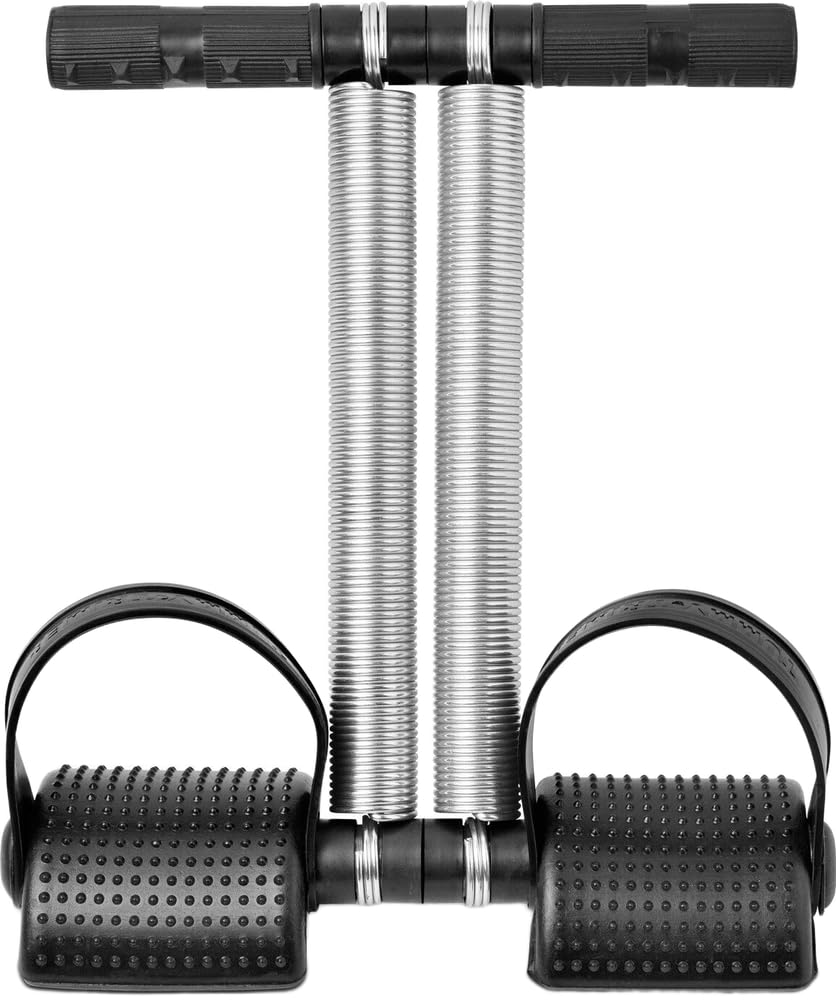 YMD Affective Tummy Trimmer with Double Spring Burn Calories-155 Ab Exerciser (Black)-image-4