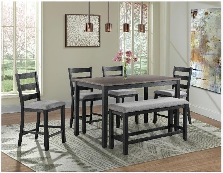 Picket House Furnishings Kona Counter Height 6PC Dining Set
