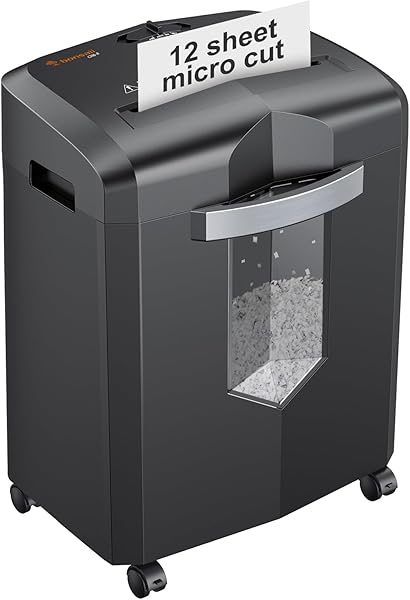 Bonsaii 12-Sheet Micro Cut Shredder 1