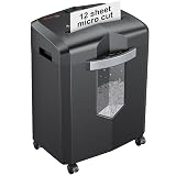 Bonsaii 12-Sheet Micro Cut Paper Shredder