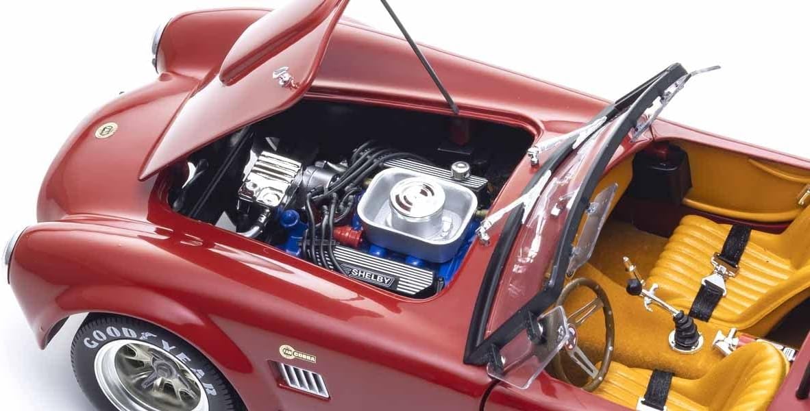 【レア】Kyosho 1:18 Shelby Cobra 427 S/C Kyosho Original 1/18 Shelby Cobra 427 S/C FAM Red Finished Product