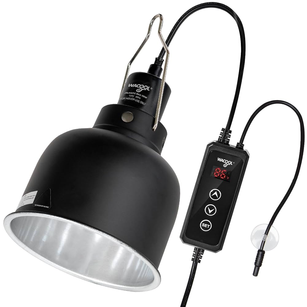 Chicken Heat Lamp Uvb Light Inch Fixture With Thermostat And