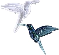 Vista 1 de 3D Hummingbird Silicone Mold Animal Resin Mold Bird Statue Making Epoxy Mould DIY Craft Casting Mold for Gift Home Office Wall Hanging Decor