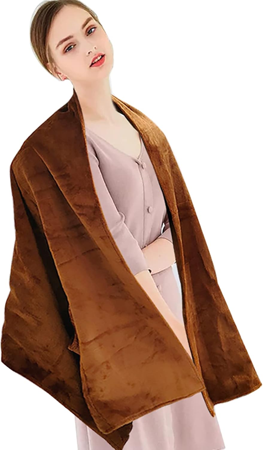 Heated Shawl,USB Portable Lap Heated Throw Blanket