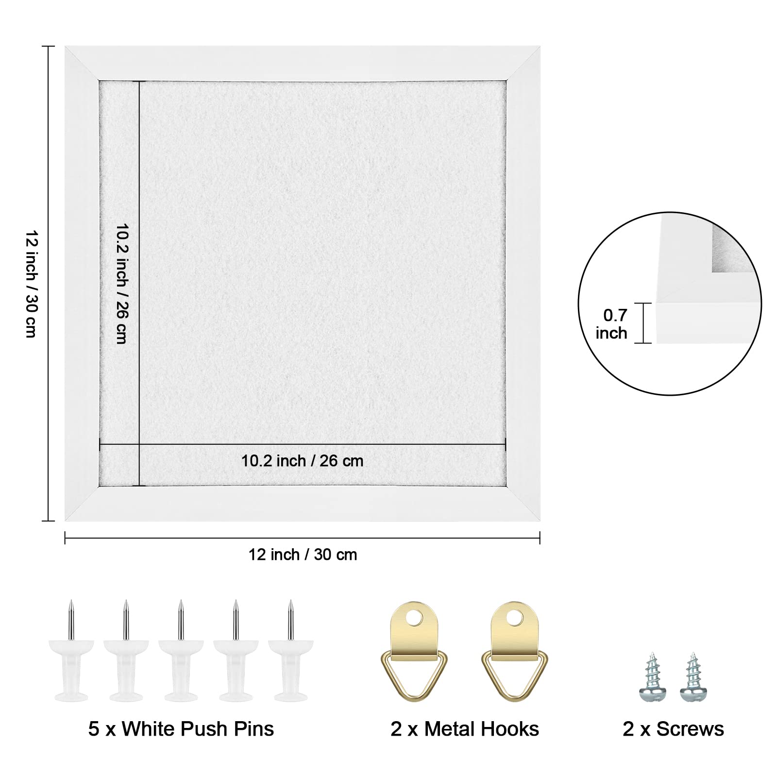 Kork-Pinnwand 40x30 Cm Mit Eichenholz-Rahmen – Für Büro, Homeoffice & Schule