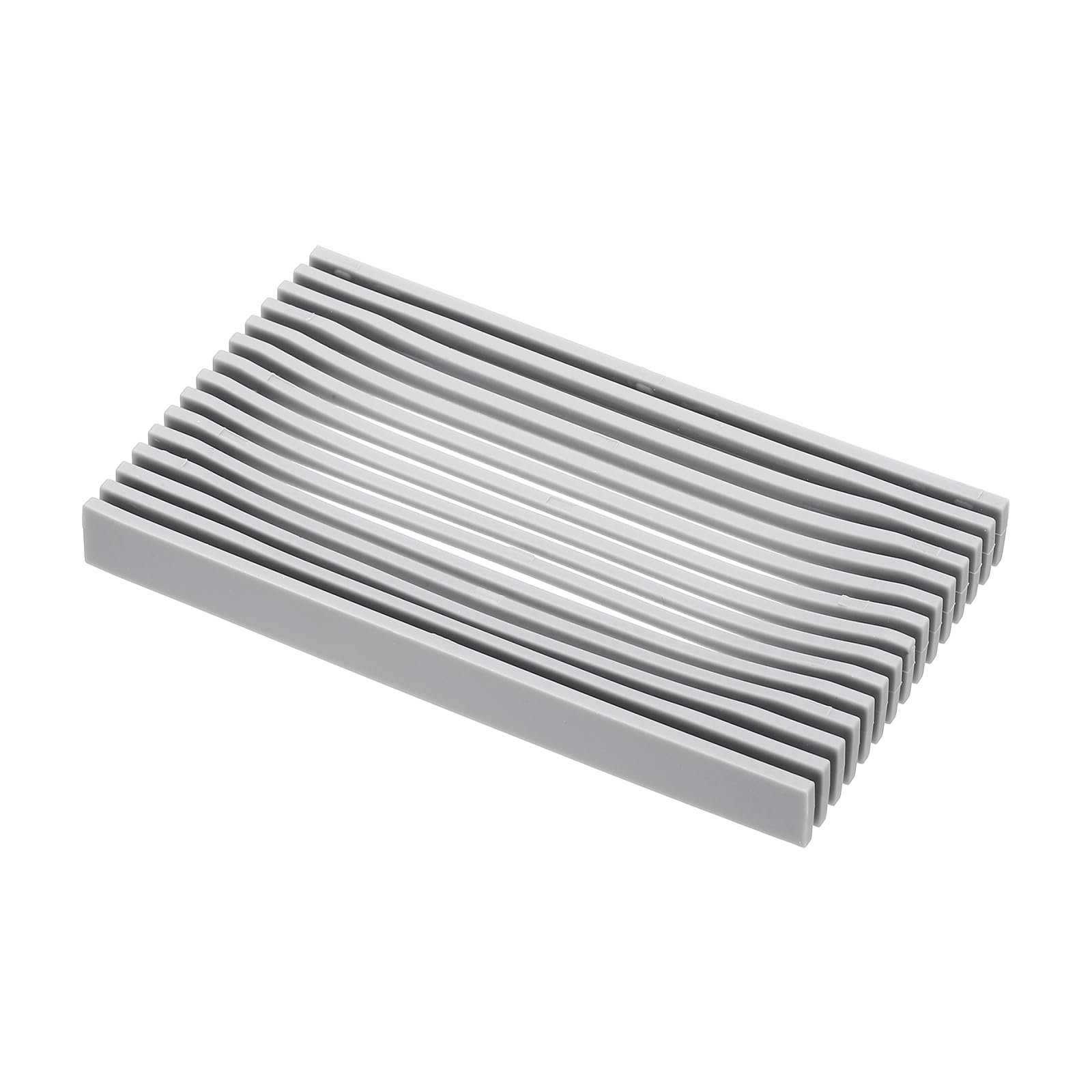 Fini le savon mou avec ce porte-savon auto-drainant gris