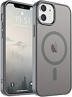 Vista 96 de SUPFINE - Funda magnética para iPhone 13 Pro Max (compatible con MagSafe), (protección contra caídas de grado militar de 10 pies), delgada, Negro
