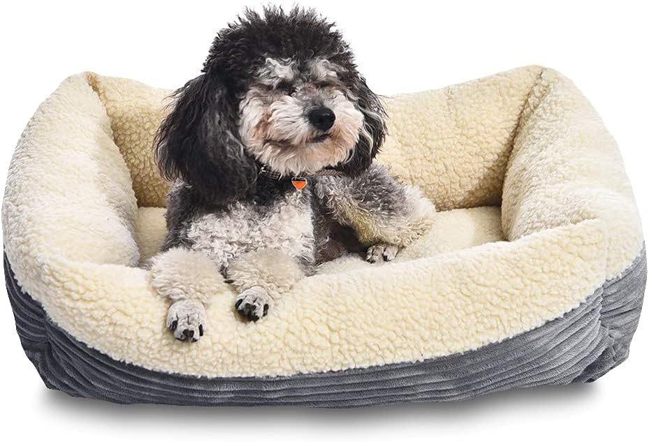  Basics Rectangle Self Warming Pet Bed For Cat or Dog, 24 x 7 x 20 Inches : Pet Supplies