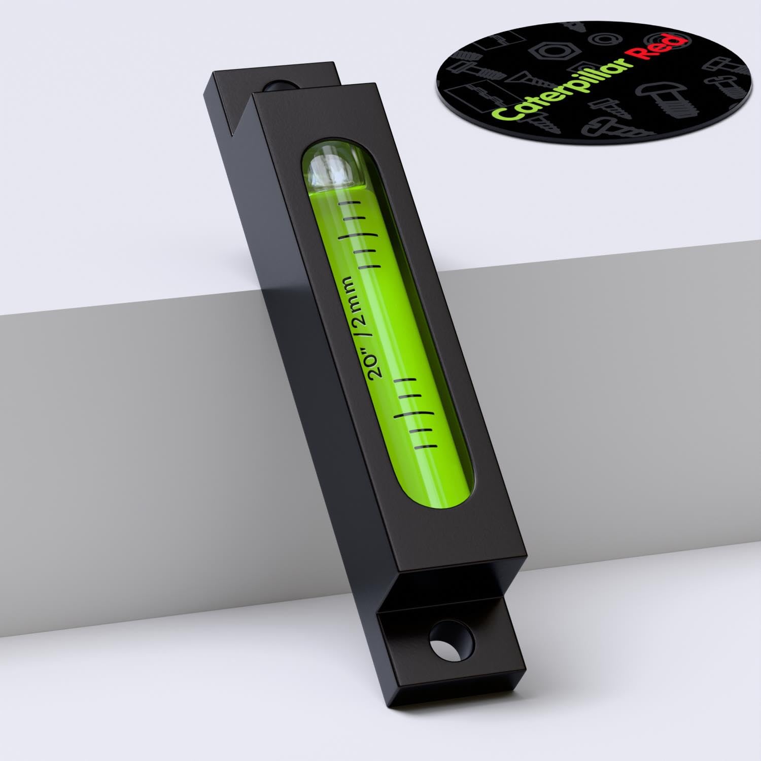 Nivel de precisión metálico, ampolla de repuesto para nivel de burbuja, ampolla tubular cilíndrica, sensibilidad precisa, MGV-791515-GB