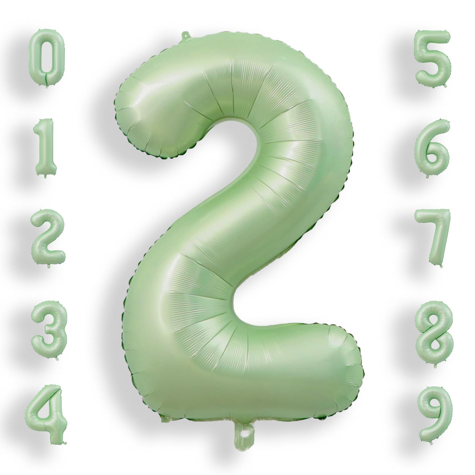 AULE 40 Inch Big Black 0 Balloon Number Large Foil Helium Number Balloons 0-9 Jumbo Giant Happy 0th Birthday Party Decorations for Boy or Girl Huge Mylar Anniversary Party Supplies — view 10