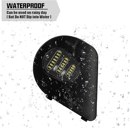 Miniatura 4 de ROCCS Conjunto de 2 luces LED para espejo lateral compatible con Dodge Ram 1500 2500 3500 4500 5500 2010-2019, 6000 K, blanco