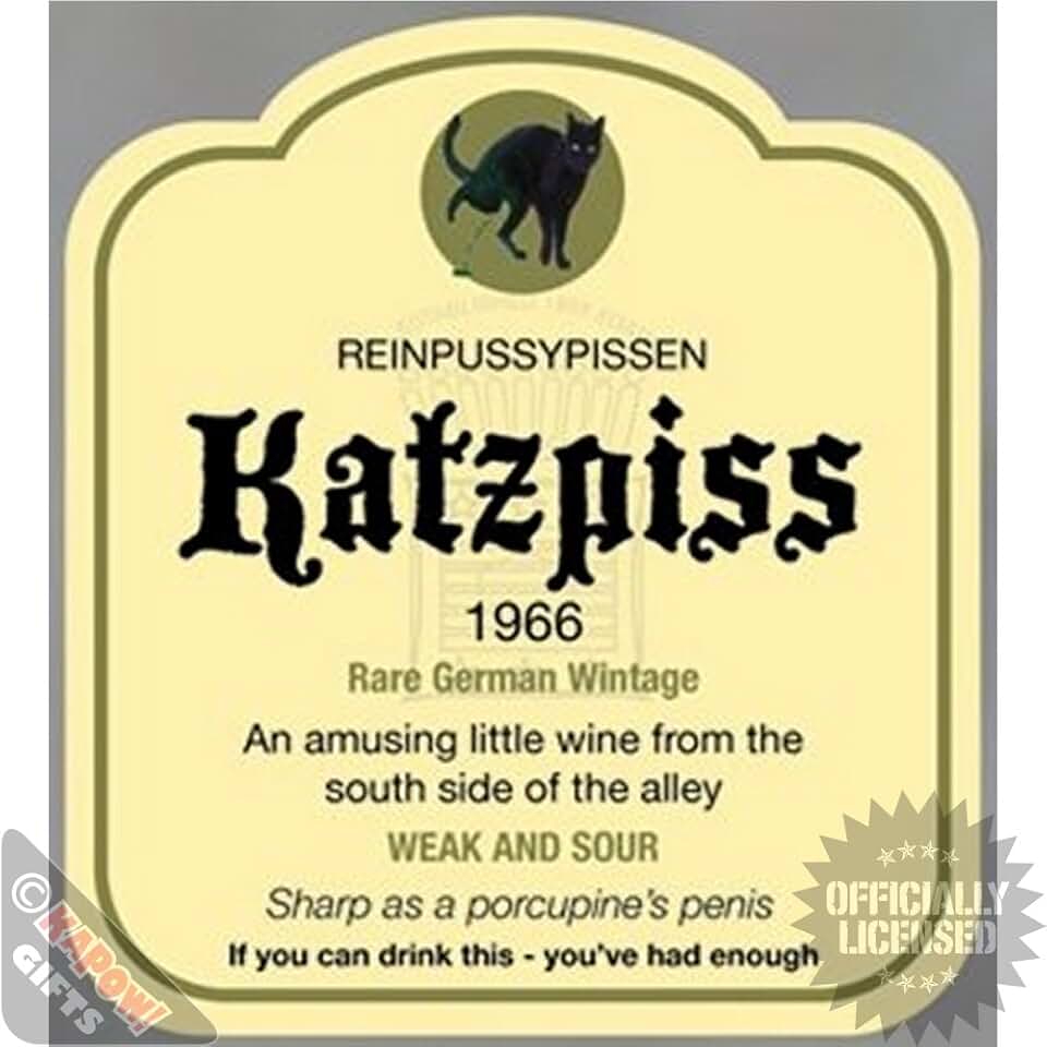 Amazon.co.uk funny wine labels