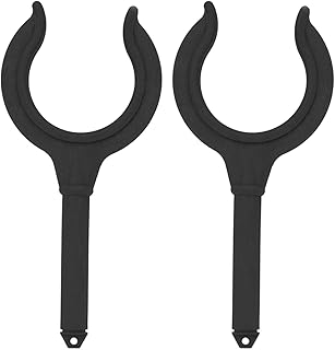 2Pcs Boat Oarlock, Oar Lock Marine Oar Boat Rowlock Block Boat Paddles Boat Lock Oars for Oars Rod and Fishing Rod Support Bracket for Sea Fishing Boating