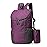 DOVO Hiking Backpack, Waterproof and Wear-resistant Lightweight Backpack Packable,Outdoor Travel Camping Daypack Foldable-PURPLE