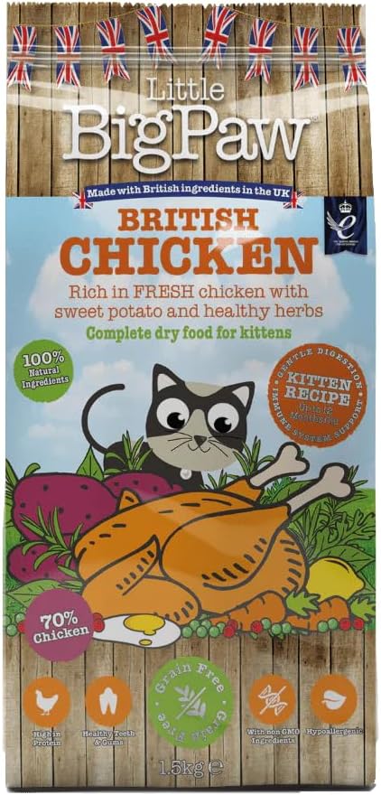 Little Big Paw British Chicken for Kitten 1.5kg