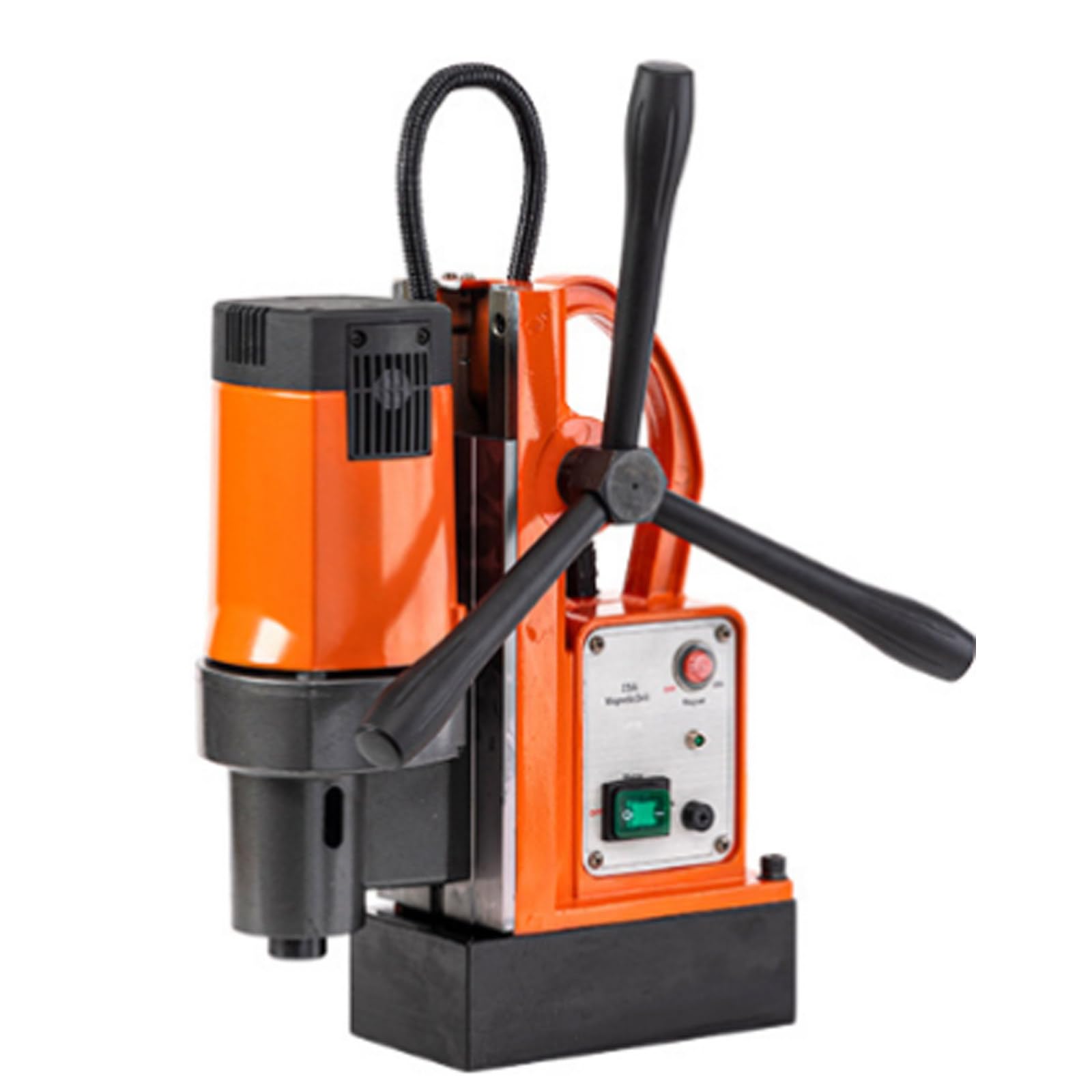 Magnetic Dril, 1400W Motor 35mm Boring Diameter, Portable Electric Mag Dril Press, Variable Speed, Machine Metal Surface, for Home Improvement Industry MD-23A