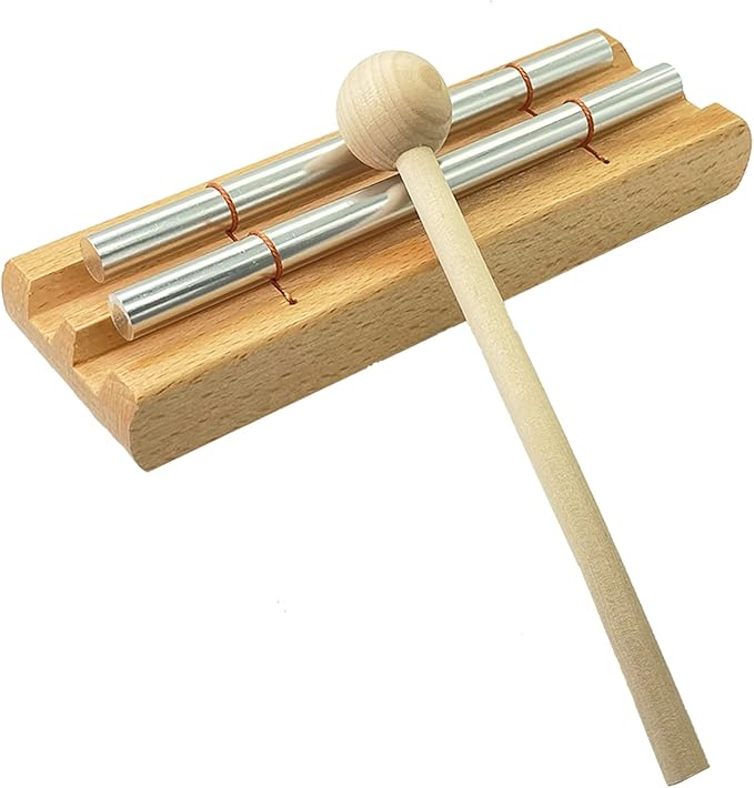 FANGUO Doppelter Ton Klangstab Schlagzeug Chimes Energy Glockenspiel