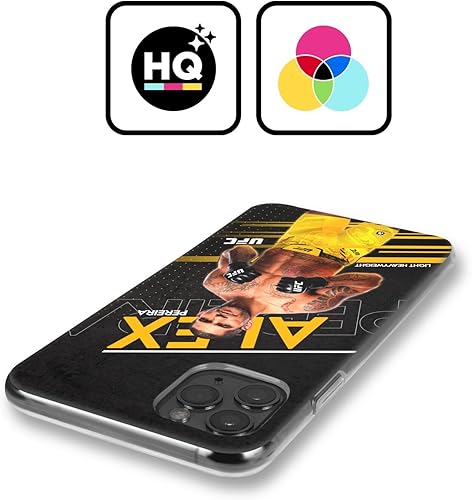 Miniatura 2 de Head Case Designs Officially Licensed UFC Light Heavyweight Alex Pereira Soft Gel Case Compatible with Apple iPhone 12  iPhone 12 Pro
