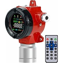 Gas Detector, 4-20MA RS485 Fixed Explosion-Proof Combustible Gas Detection Analyzers CO O3 O2 H2S CH4 LEL VOC Gas DetectorLEL 0-100 LEL