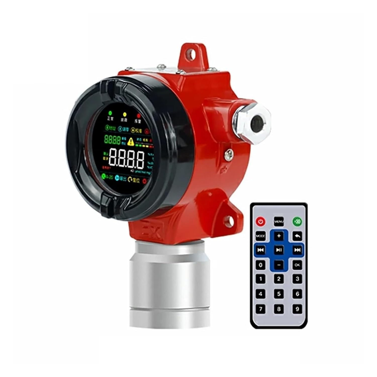 4-20MA RS485 Fixed Explosion-Proof Combustible Gas Detection Analyzers CO O3 O2 H2S CH4 LEL VOC Gas Detector(LEL 0-100 LEL)