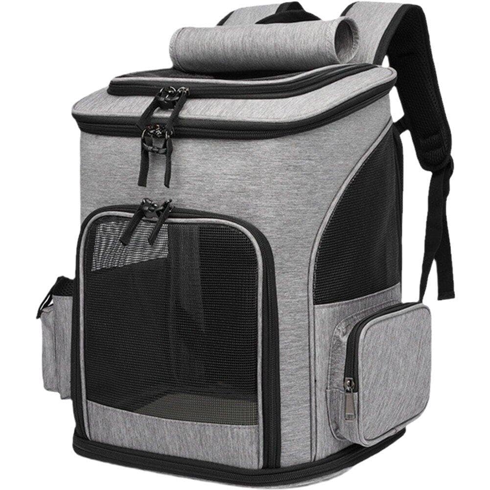 Bolsa expandible para mascotas de gran capacidad y diseño plegable transpirable