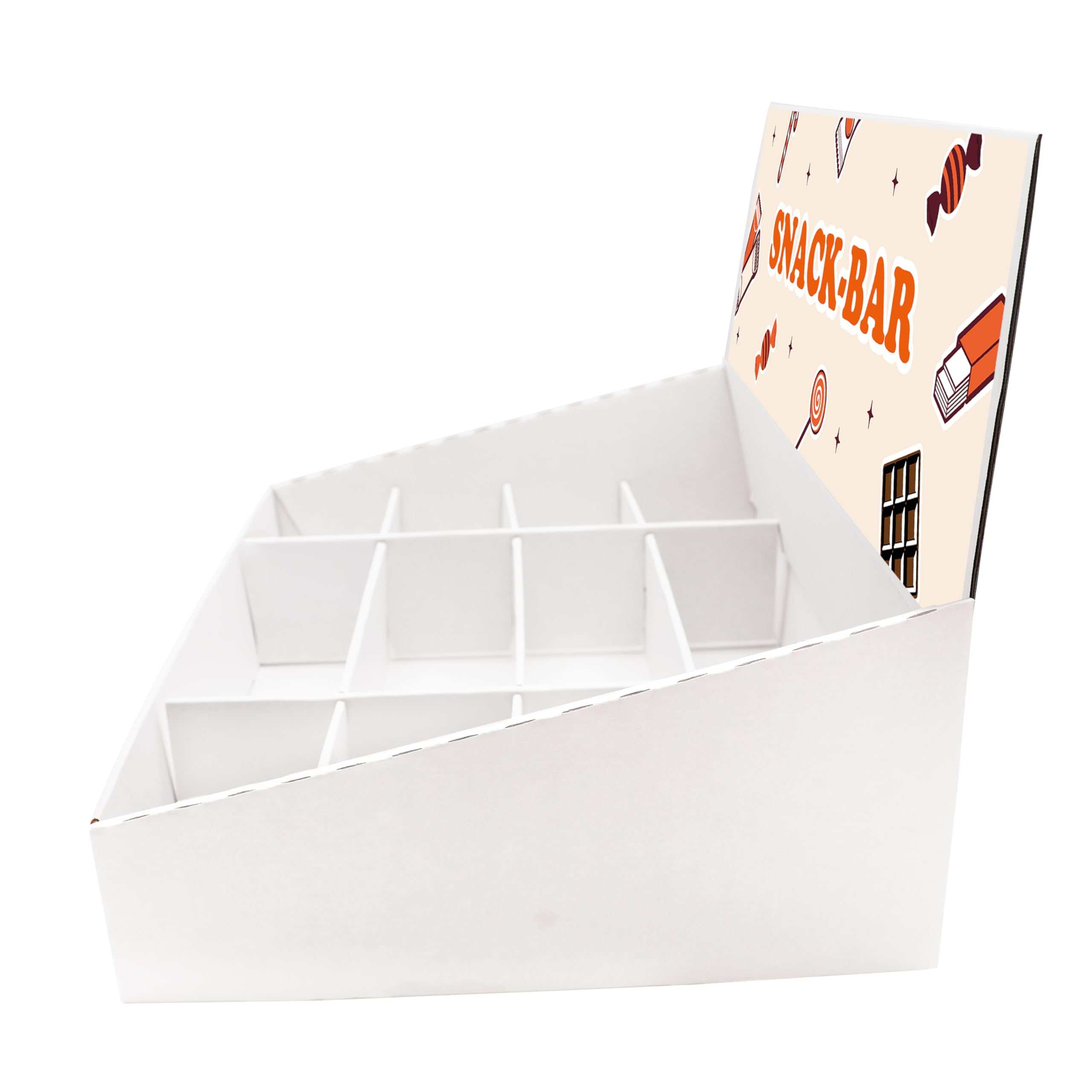 Fooody4u Snack-Bar mit über 100 Artikeln | Candy-Bar | Snack-Box | Aufsteller