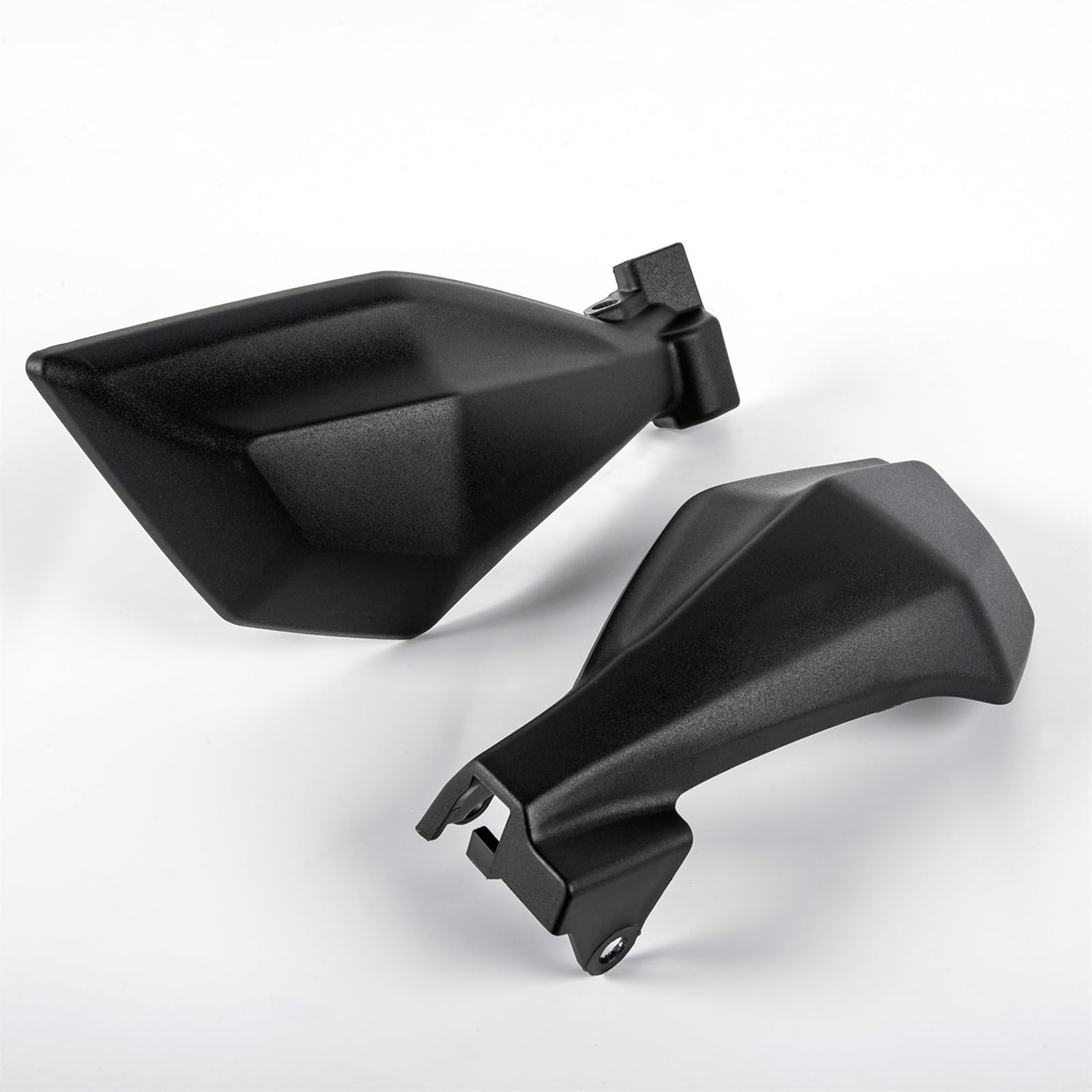 Protezioni Mani Per Manubrio Moto Kawasaki Vulcan/Versys - Parabrezza Antivento In ABS, Nero/trasparente