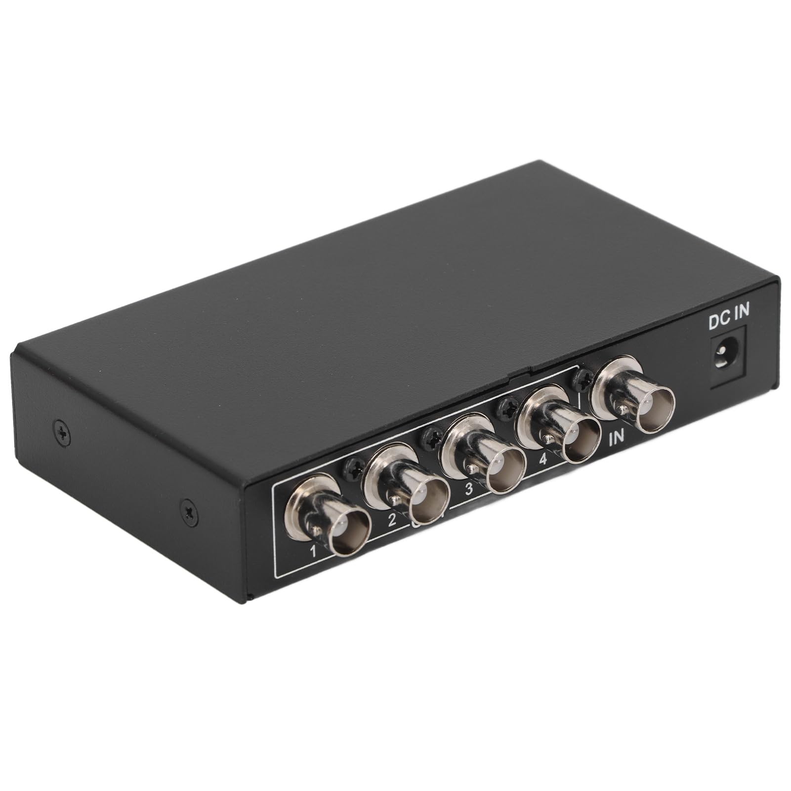 Splitter Video BNC 1 Ingresso e 4 Uscite, Splitter Video HDMI Completo 1080P, Splitter Video BNC per Riunioni Video Home Theater Insegnamento Multimediale (Spina europea)