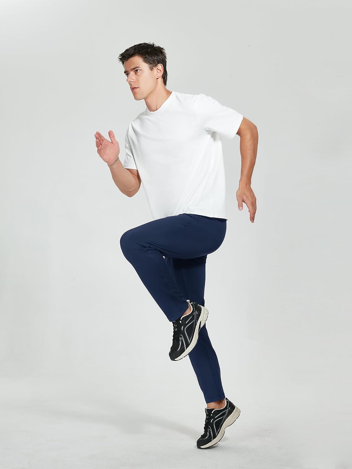 SEVEGO Men's 31"/33"/35"/37" Inseam Tall Sweatpants Zipper Pockets Joggers Athletic Workout Pants - Image 9