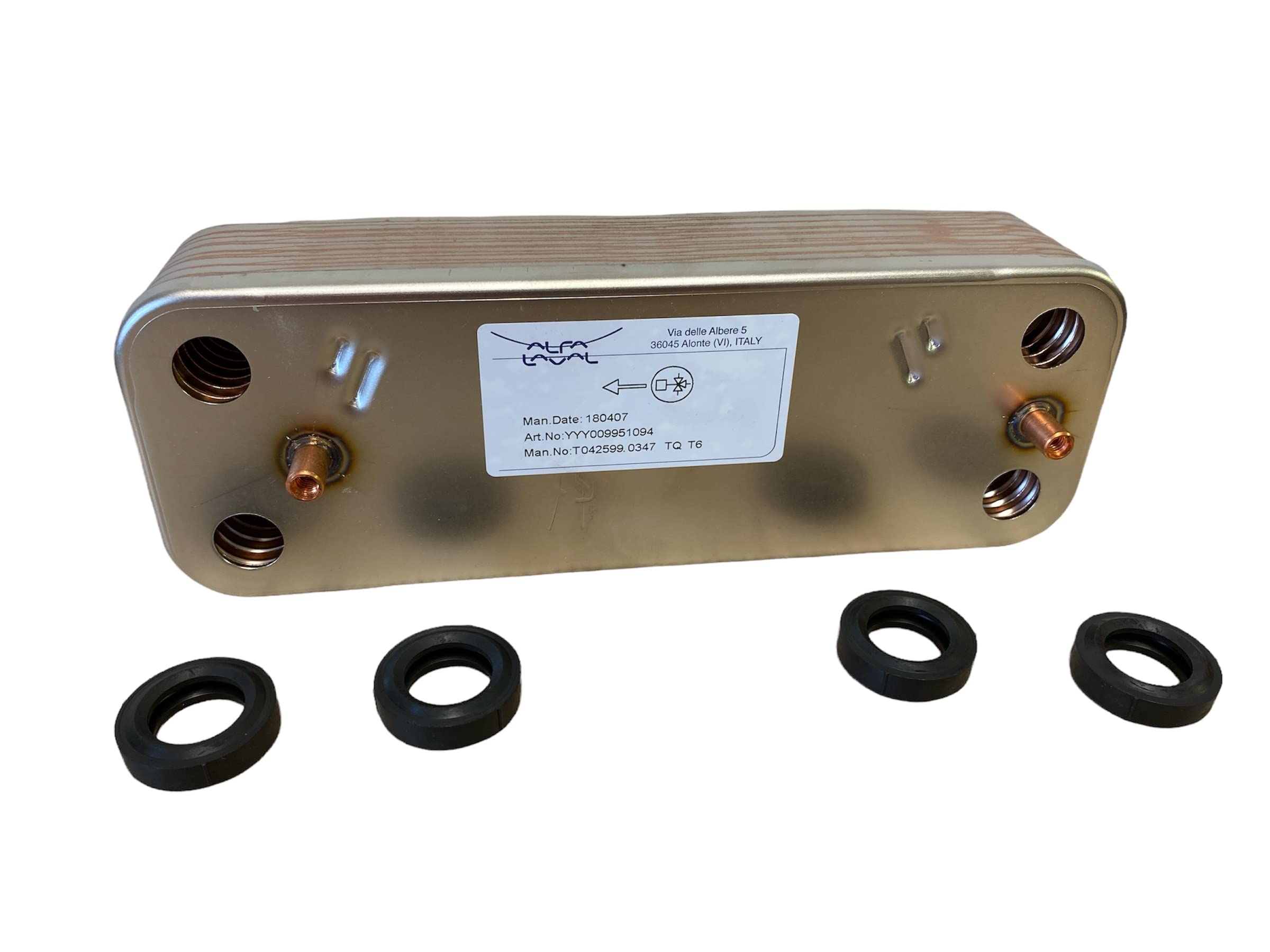 Baxi Domestic Hot Water Plate Heat Exchanger 7225723 Size 16