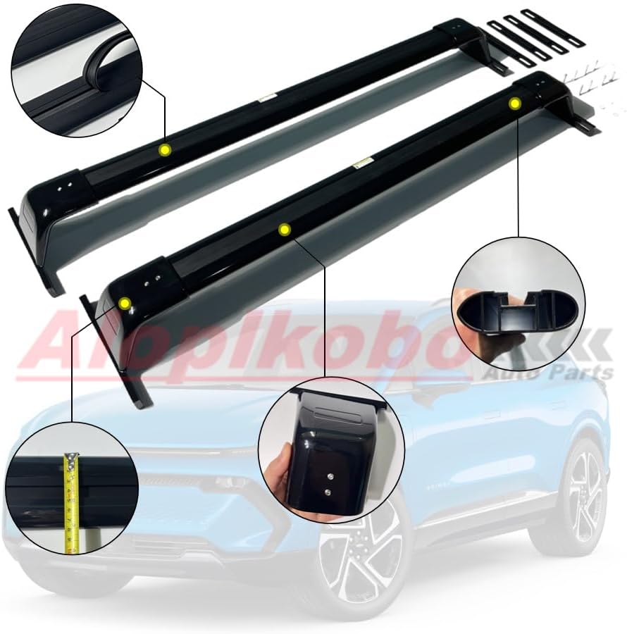 330lbs Cross Bar Roof Rack Fit for Chevrolet Equinox EV 2024 2025 Roof Kayak Rack Cross Bar
